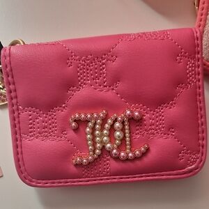 Chic Pink Quilted Women's Slim Wallet